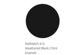 Weathered Black 15ml Enamel 412